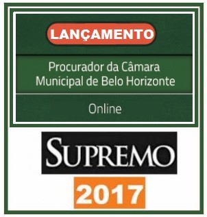 PROCURADOR CÂMARA DE BH (BELO HORIZONTE) PRÉ-EDITAL – SUPREMO TV 2018