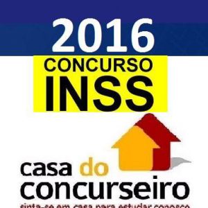 Curso para Concurso Inss A Casa Do Concurseiro 2016