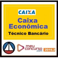 CURSO PARA CONCURSO CAIXA ECONÔMICA FEDERAL TÉCNICO BANCÁRIO MEU CONCURSO 2016